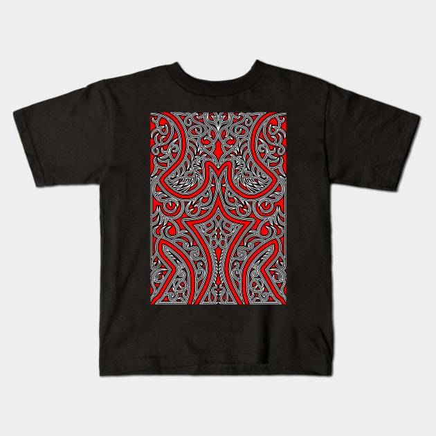 Tribal batak culture 33 Kids T-Shirt by Hahanayas